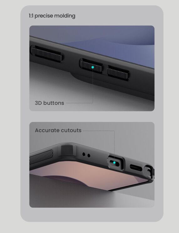 Захисний (PC+TPU) чохол NILLKIN Frosted Shield Pro Magnetic для Samsung Galaxy S26 Ultra - Black: фото 9 з 21