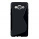 Силиконовая накладка Deexe S Line для Samsung Galaxy A5 - Black (SA4-1622B). Фото 4 из 5