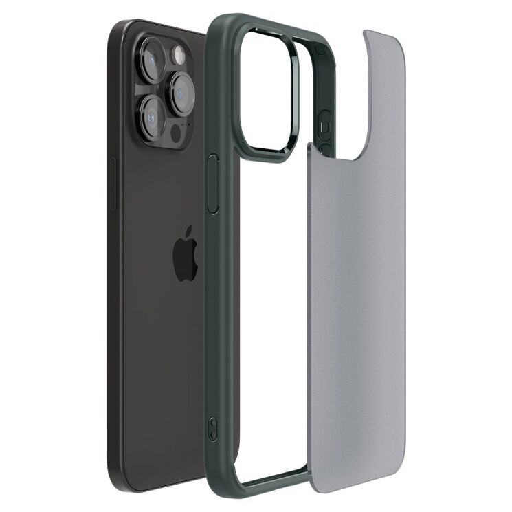Захисний чохол Spigen Ultra Hybrid для iPhone 15 Pro Max (ACS06569) - Frost Green: фото 4 з 15