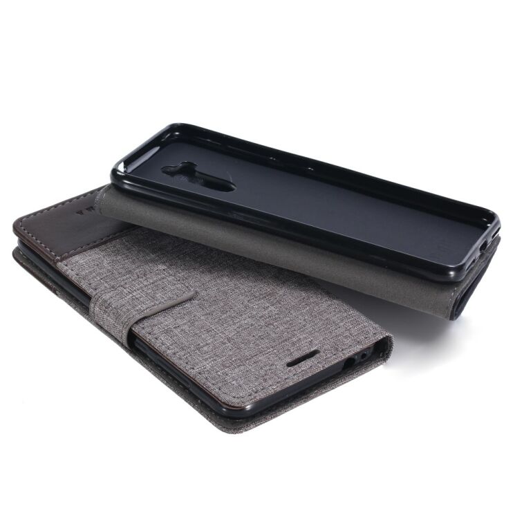 Чехол-книжка MUXMA Canvas Diary для Sony Xperia XZ2 Compact - Brown: фото 13 из 14