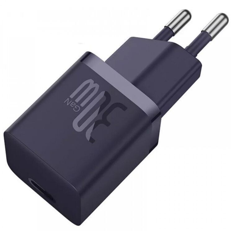 Сетевое зарядное устройство Baseus GaN5 1C 30W (CCGN070705) - Purple: фото 2 из 22