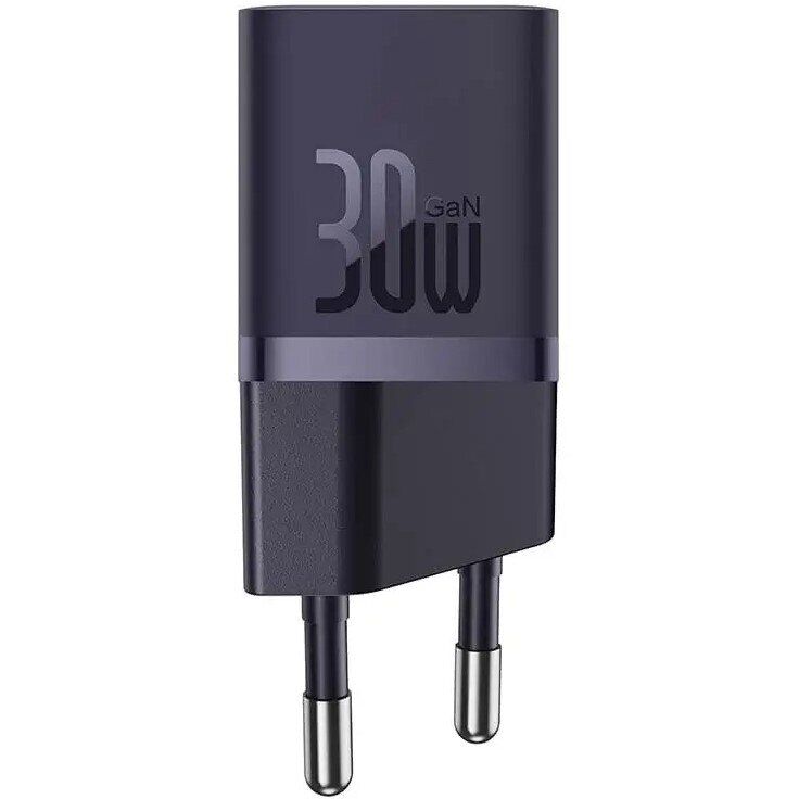 Сетевое зарядное устройство Baseus GaN5 1C 30W (CCGN070705) - Purple: фото 4 из 22