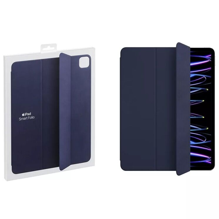 Оригинальный чехол Smart Folio для Apple Apple iPad Pro 12.9 (2018/2020/2021/2022) MJMJ3 - Deep Navy: фото 3 из 3