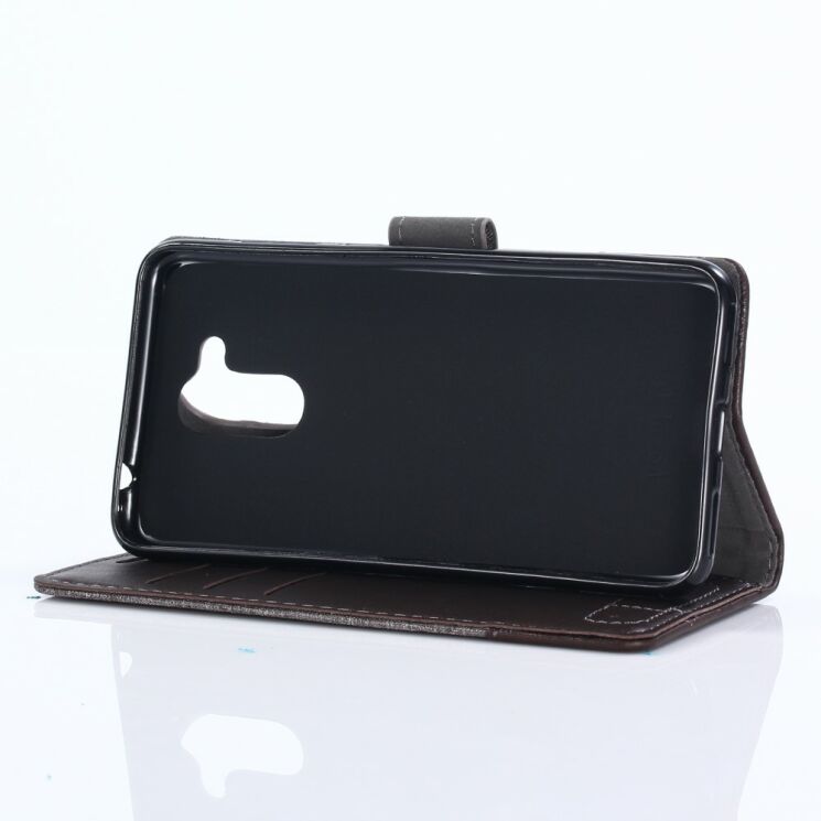 Чехол-книжка MUXMA Canvas Diary для Sony Xperia XZ2 Compact - Brown: фото 12 из 14