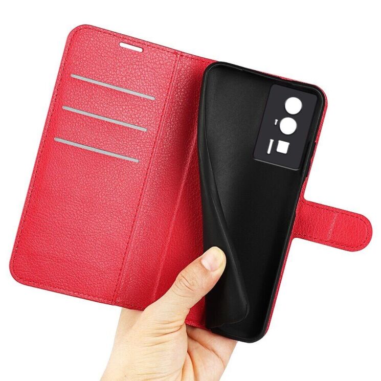 Чохол-книжка Deexe Book Type для Xiaomi Poco F5 Pro / Redmi K60 / Redmi K60 Pro - Rose: фото 8 з 10