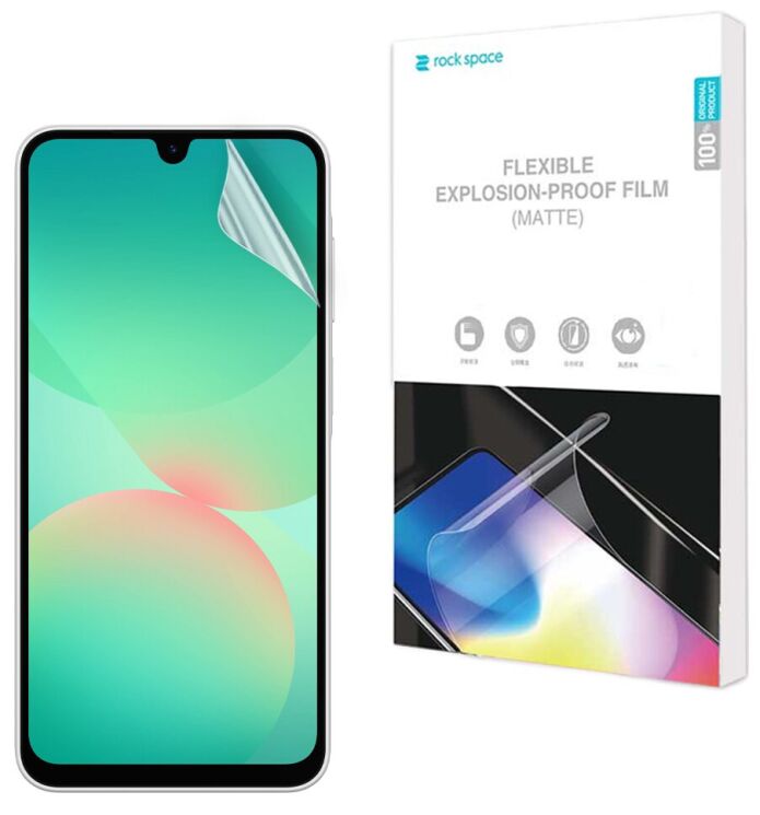 Антиблікова плівка на екран RockSpace Explosion-Proof Matte для Samsung Galaxy A26 (A266): фото 1 з 8
