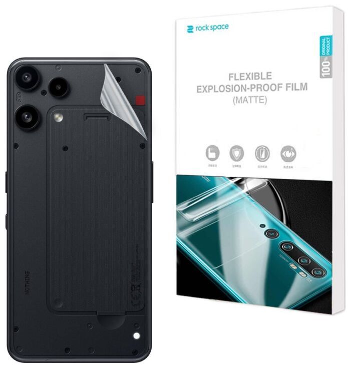 Антиблікова плівка на задню панель RockSpace Explosion-Proof Matte для Nothing Phone (3a) Lite: фото 1 з 9
