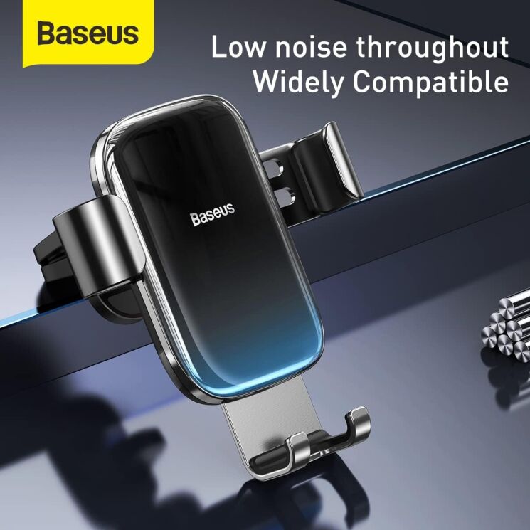 Автомобильный держатель Baseus Glaze Gravity (SUYL-LG01) - Black: фото 9 из 10