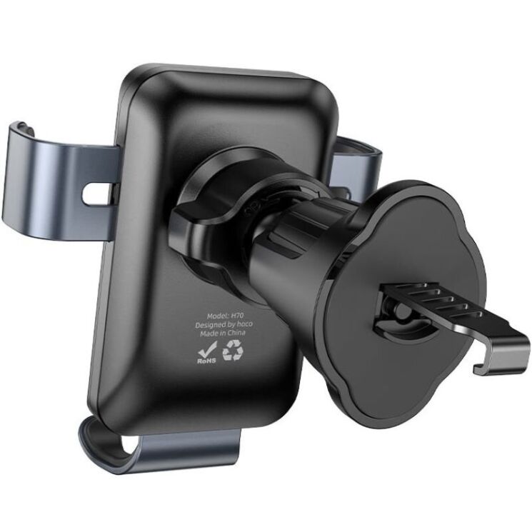 Автомобильный держатель Hoco H70 Gamble Gravity - Black: фото 3 из 6