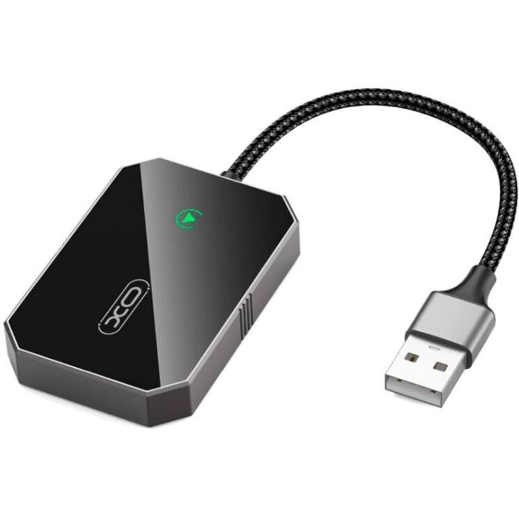 Беспроводной автомобильный адаптер XO CZ016 (Wireless Apple CarPlay) - Black: фото 2 из 8