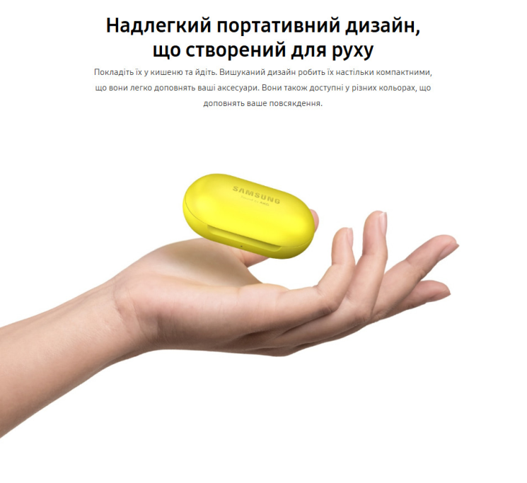 Беспроводные наушники Samsung Galaxy Buds (SM-R170NZKASEK) - Black: фото 13 из 18