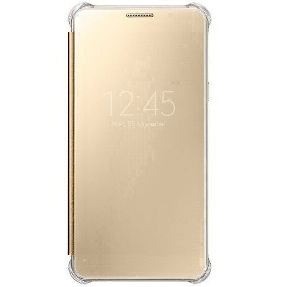 Чехол Clear View Cover для Samsung Galaxy A5 (2016) EF-ZA510CFEGRU - Gold: фото 1 из 4