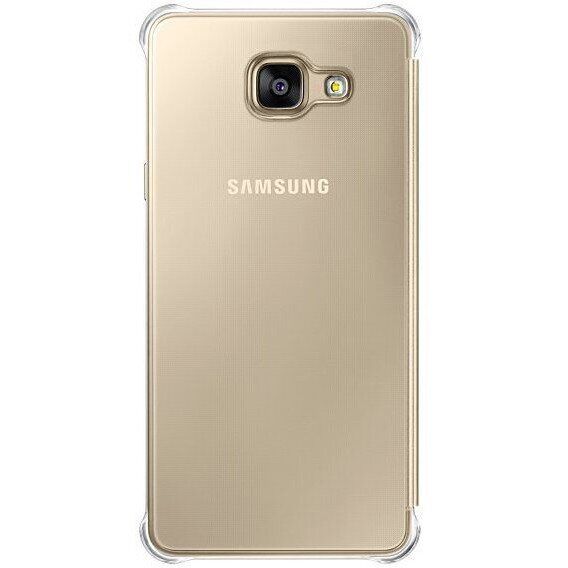 Чехол Clear View Cover для Samsung Galaxy A5 (2016) EF-ZA510CFEGRU - Gold: фото 3 из 4
