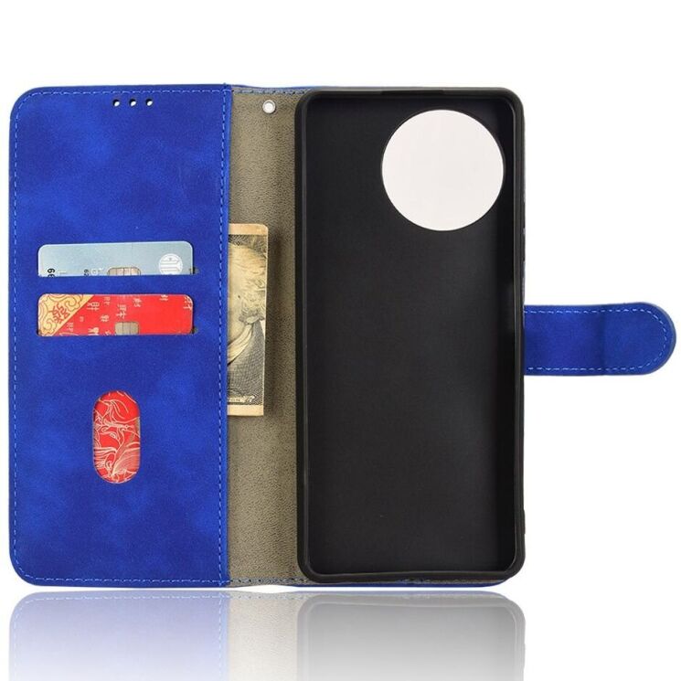 Чехол Deexe Classic Wallet для Blackview Shark 8 - Blue: фото 4 из 6