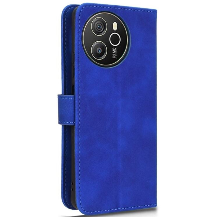 Чехол Deexe Classic Wallet для Blackview Shark 8 - Blue: фото 5 из 6