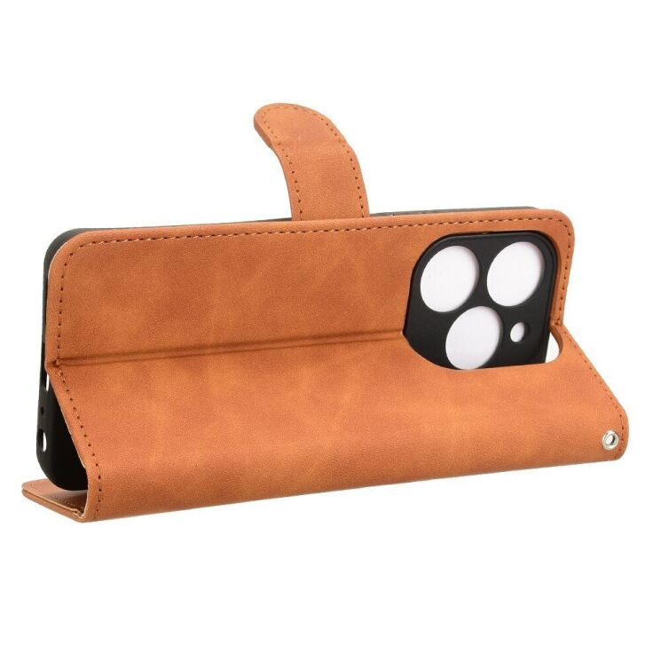 Чехол Deexe Classic Wallet для BlackView Shark 9 - Brown: фото 4 из 6