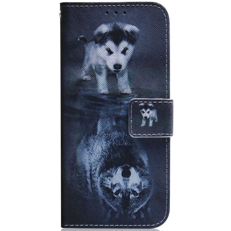 Чехол Deexe Life Style Wallet для Infinix Note 30 VIP - Dog and Wolf: фото 4 из 8