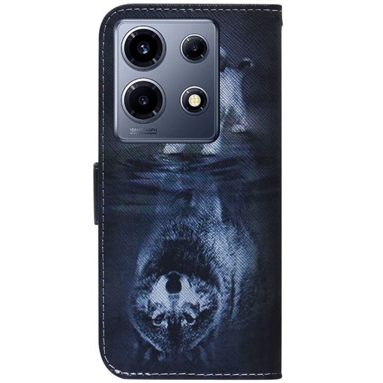 Чехол Deexe Life Style Wallet для Infinix Note 30 VIP - Dog and Wolf: фото 5 из 8