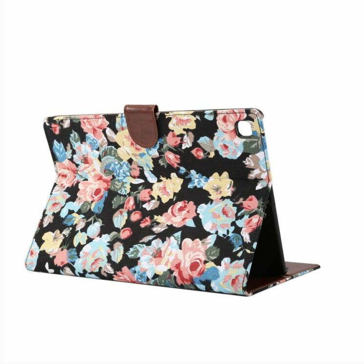 Чохол Deexe Peony Pattern для Samsung Galaxy Tab S5e 10.5 (T720/725) - Black (217410B) Чохол Deexe Peony Pattern для Samsung Galaxy Tab S5e 10.5 (T720/725) - Black: фото 4 з 7