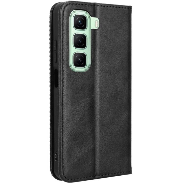Чохол Deexe Retro Style для Infinix Hot 50 - Black: фото 6 з 8