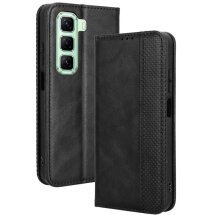 Чехол Deexe Retro Style для Infinix Hot 50 - Black: фото 1 из 8