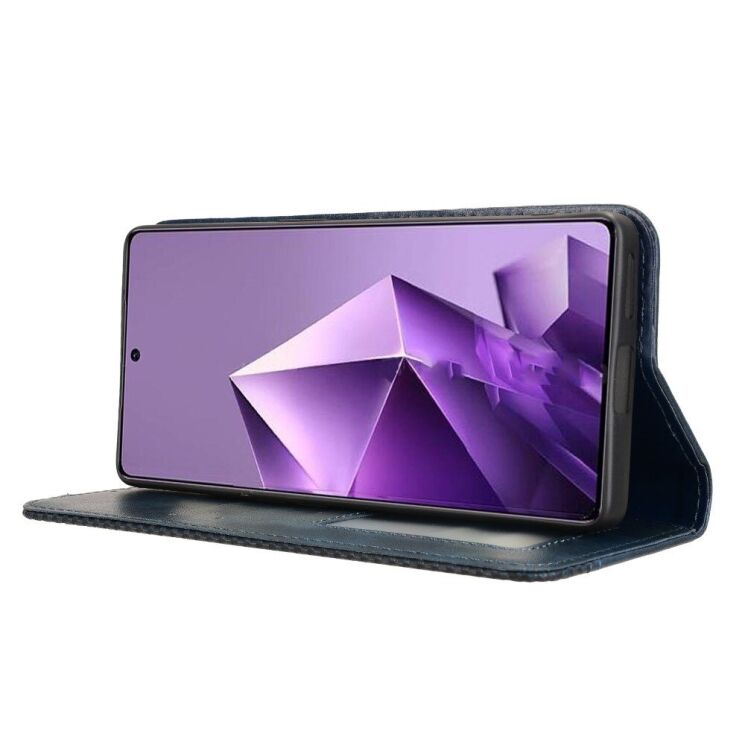 Чехол Deexe Retro Style для Infinix Note 50 Pro Plus - Blue: фото 6 из 18