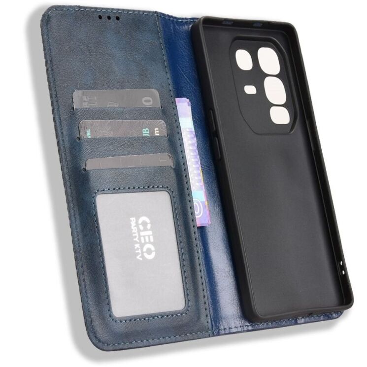 Чехол Deexe Retro Style для Infinix Note 50 Pro Plus - Blue: фото 4 из 18
