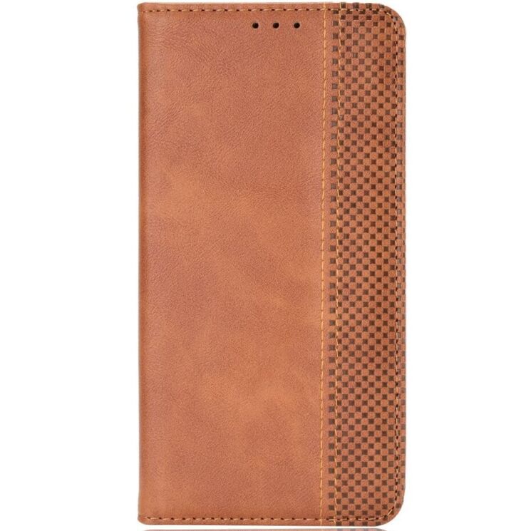 Чехол Deexe Retro Style для Motorola Moto G15 / G15 Power - Brown: фото 5 из 7