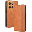 Чехол Deexe Retro Style для Motorola Moto G15 / G15 Power - Brown (372606Z)