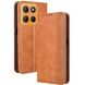 Чехол Deexe Retro Style для Motorola Moto G15 / G15 Power - Brown (372606Z). Фото 1 из 7