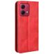 Чехол Deexe Retro Style для Motorola Moto G84 - Red (339116R). Фото 5 из 6