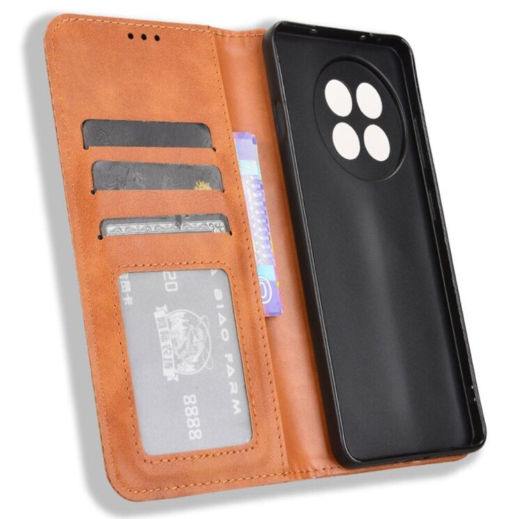 Чехол Deexe Retro Style для OnePlus 13R / Ace 5 / Ace 5 Pro - Brown: фото 4 из 7