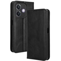 Чехол Deexe Retro Style для OPPO A3x / A3 / A40m - Black: фото 1 из 7