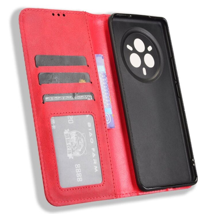 Чехол Deexe Retro Style для Realme 14 Pro Plus - Red: фото 4 из 7