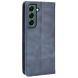 Чехол Deexe Retro Style для Samsung Galaxy S22 (S901) - Blue (296359L). Фото 3 из 10