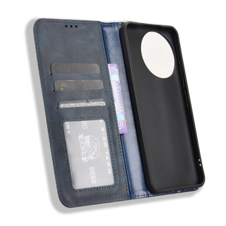 Чехол Deexe Retro Style для TECNO Spark 30 Pro - Blue: фото 4 из 8