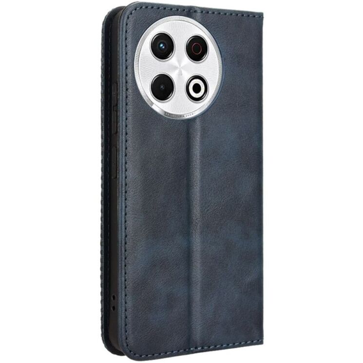 Чехол Deexe Retro Style для TECNO Spark 30 Pro - Blue: фото 6 из 8