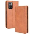 Чехол Deexe Retro Style для Xiaomi Redmi 10 / 10 (2022) / 10 Prime - Brown (284714Z)