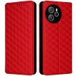 Чехол Deexe Rhombus Book для Blackview Shark 8 / Oscal Tiger 12 - Red (378104R)