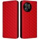 Чехол Deexe Rhombus Book для Blackview Shark 8 / Oscal Tiger 12 - Red (378104R). Фото 1 из 6