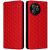 Чехол Deexe Rhombus Book для Blackview Shark 8 / Oscal Tiger 12 - Red: фото 1 из 6