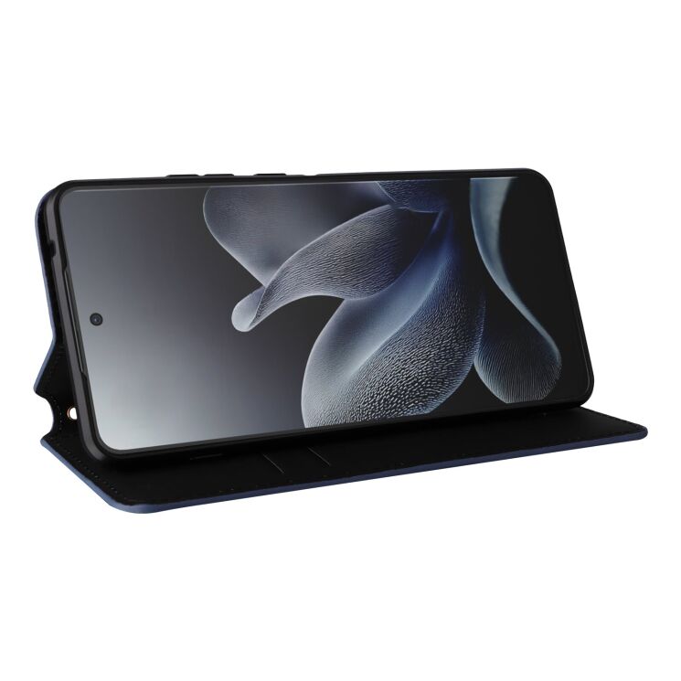 Чохол Deexe Rhombus Book для Motorola Edge 70 - Blue: фото 4 з 10