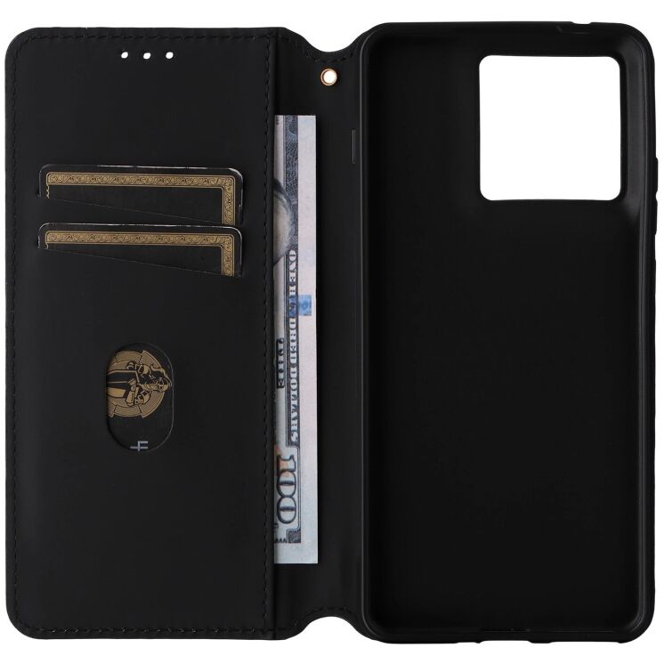 Чохол Deexe Rhombus Book для Motorola Edge 70 - Blue: фото 3 з 10