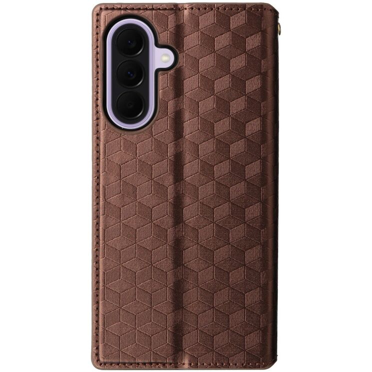 Чехол Deexe Rhombus Book для Samsung Galaxy A37 (A376) - Brown: фото 7 из 7