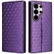 Чехол Deexe Rhombus Book для Samsung Galaxy S26 Ultra - Purple (404414V). Фото 1 из 7