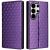 Чехол Deexe Rhombus Book для Samsung Galaxy S26 Ultra - Purple: фото 1 из 7