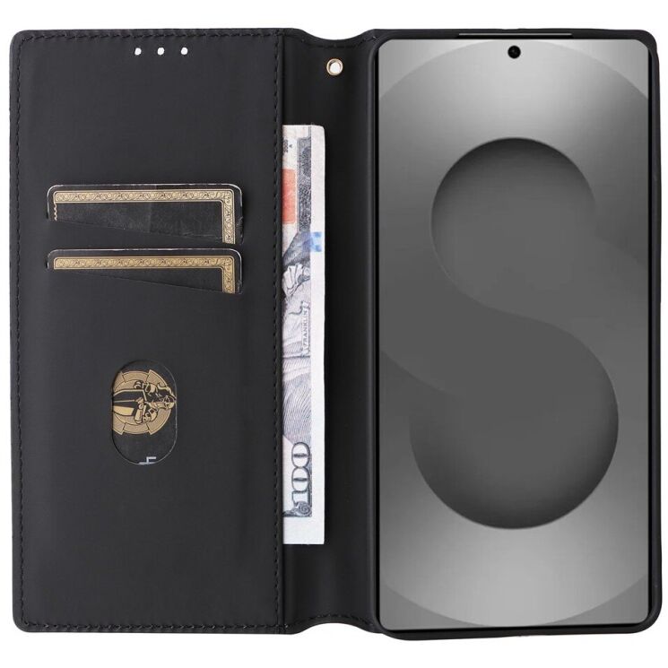 Чехол Deexe Rhombus Book для Samsung Galaxy S26 Ultra - Purple: фото 2 из 7