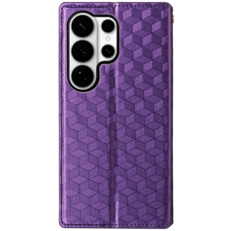 Чехол Deexe Rhombus Book для Samsung Galaxy S26 Ultra - Purple: фото 7 из 7