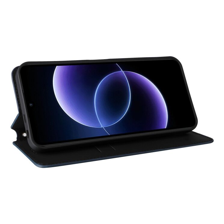 Чохол Deexe Rhombus Book для Xiaomi Poco C95 Pro - Blue (429201L) Чохол Deexe Rhombus Book для Xiaomi Poco C95 Pro - Blue: фото 4 з 7