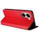 Чохол Deexe Rhombus Book для Xiaomi Poco X7 Pro - Red (371727R). Фото 4 з 6